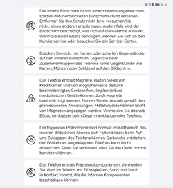 Sicherheitshinweise für das Honor Magic V2