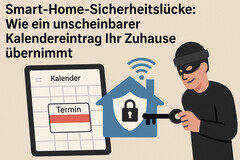 Smart-Home-Sicherheitslücke: Wie ein unscheinbarer Kalendereintrag Ihr Zuhause übernimmt (Bilsquelle: DallE3)