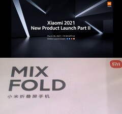 Heute geht das Xiaomi Mega-Launchevent in Runde 2, erstmals offiziell zu sehen wohl auch das neue Mi Mix Fold. (Bild: Xiaomi, Weibo, editiert)