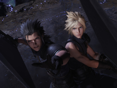 Ein Screenshot zeigt Zack und Cloud in Final Fantasy VII Rebirth
