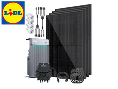 LIDL: Balkonkraftwerk 1.780 Wp bifazial mit Speicher Zendure 2.400 Wh und sattem Rabatt
