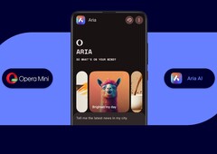 Opera Mini bekommt Aria, eine Browser-KI (Bildquelle: Opera)
