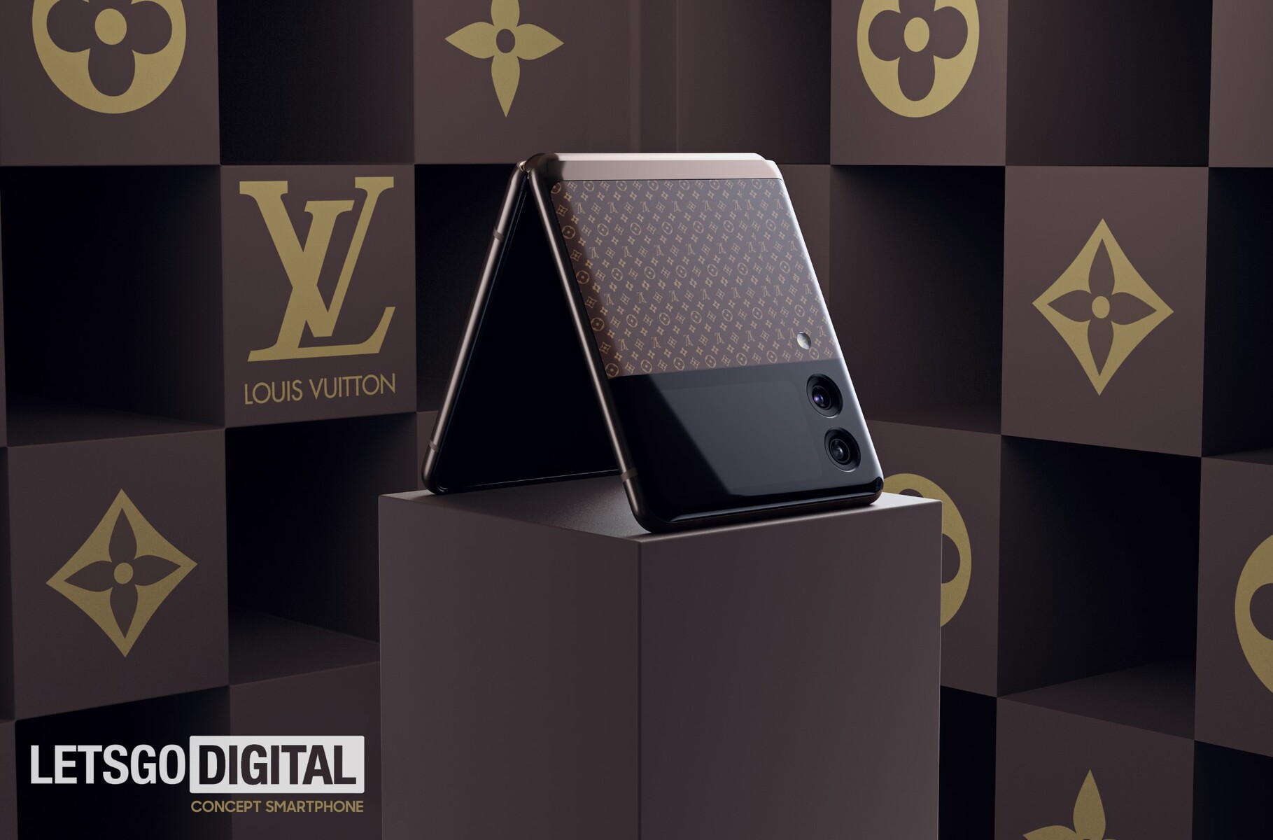 Samsung Galaxy Z Flip3 Fashion Luxury Edition geplant Wie eine Louis