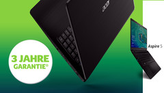 Acer Aspire 5 Serie Laptops: Garantieverlängerung für Aktionsmodelle.