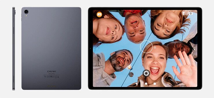 Das HiPad Plus von vorne und hinten (Bild: Chuwi)