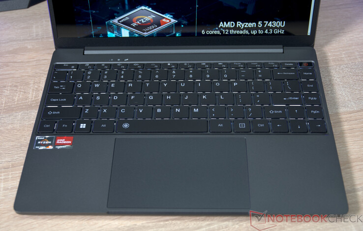 Die Eingabegeräte des Chuwi CoreBook X