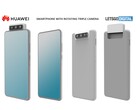 Huawei hat ein Patent zu einem Randlos-Phone mit Flip-Kamera und drei Sensoren eingereicht.