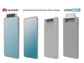 Huawei hat ein Patent zu einem Randlos-Phone mit Flip-Kamera und drei Sensoren eingereicht.