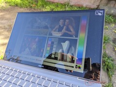 Im Freien in der Sonne