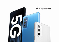 Ein Eintrag bei Geekbench liefert erste Details zum Samsung Galaxy M53 5G, dem Nachfolger des hier zu sehenden Galaxy M52 5G. (Bild: Samsung)
