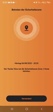 ... und Wiedereintritt in Sicherheitszone