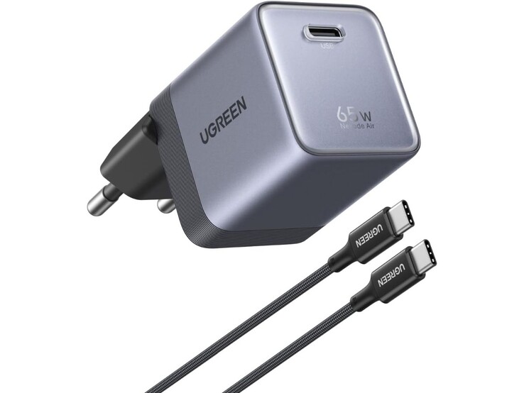 Die EU version des Ugreen Nexode Air 65W GaN Chargers