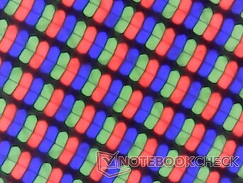 Scharfes und glänzendes RGB-Subpixel-Array