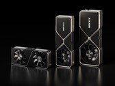 Die neue Nvidia GeForce RTX 3000 Ampere-GPU-Familie beteht vorerst aus der RTX 3090, der RTX 3080 und der RTX 3070. (Bild: Nvidia)