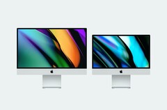 Den neuen iMac gibt&#039;s laut dem Konzept in den Größen 24,2 und 29,4 Zoll. (Bild: ALTRD Studio)