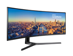 Samsung zeigt überbreiten Curved-Monitor mit KVM-Switch