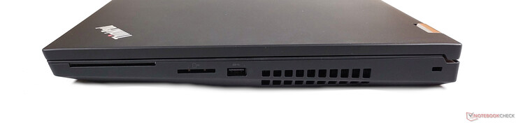 rechts: Smartcard, SD-Card, USB A 3.1 Gen 1, Kensington-Lock