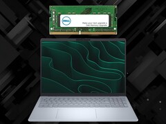 Mittelklasse-Notebook von Dell mit 8 GB DDR5-Speicher-Upgrade (Bildquelle: Dell, bearbeitet)