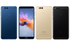 Das Honor 7X kommt in den Farben Schwarz, Blau und Gold nach Europa.