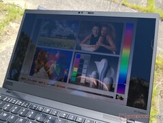 Im Freien in der Sonne