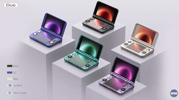 Der Retroid Pocket Duo ist in einer einzigen Speicherkonfiguration und fünf Farben erhältlich
