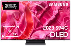 Der 77 Zoll messende S94C ist im OLED-TV-Deal aktuell günstig bestellbar (Bild: Samsung)