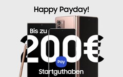Bei Samsung kann man für den Kauf eines Galaxy-Flaggschiffs bis zu 200 Euro Samsung Pay-Guthaben zurückbekommen.