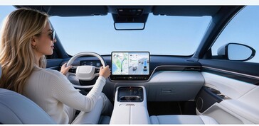 Teclast M60 beim Navigieren im Auto