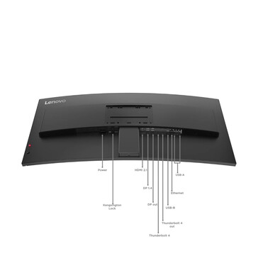 Es stehen zahlreiche Anschlüsse bereit (Bildquelle: Lenovo)