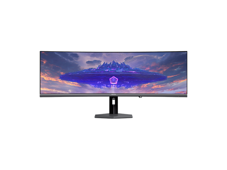 AOC Agon Pro AGP497UCZD Curved-Gaming-Monitor von vorne.