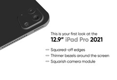Ein erster und noch sehr roher Blick auf Apples nächstes 12,9 Zoll iPad Pro in 2021 liefert ein geleaktes CAD-Modell.