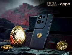 Das Oppo Reno8 Pro 5G wird bald in einer House of the Dragon Limited Edition angeboten, die mit viel Zubehör geliefert wird. (Bild: Oppo)