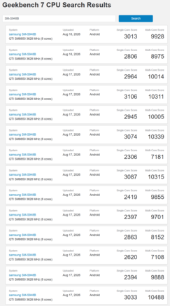 Samsung Galaxy S26 Ultra im Geekbench 7 Test