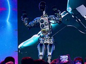 Tesla-Chef Elon Musk stellt humanoiden Roboter Optimus vor.
