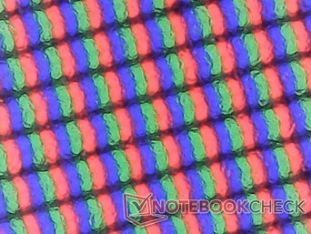 Matte RGB-Subpixel. QHD-Touchscreen-Optionen gibt es nicht.