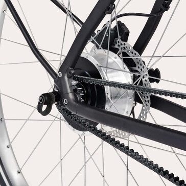 Der Motor sitzt in der Nabe