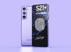 Der ins Display integrierte Fingerabdrucksensor könnte beim Galaxy S21 ein signifikantes Upgrade erhalten. (Bild: Snoreyn / LetsGoDigital)
