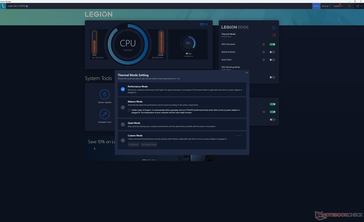 Vantage Leistungsprofilmodi