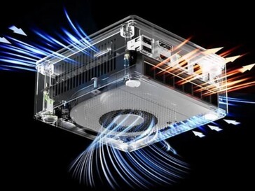 Die Kühlung erfolgt wenig überraschend aktiv (Bildquelle: GMKtec)