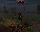 Wir stehen in Diablo II: Resurrected VR einem Skelett gegenüber