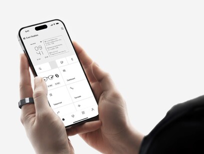 Even G2 wird über eine Smartphone-App eingerichtet.