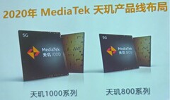 Mediatek bringt sich mit seinen Dimensity 1000 und Dimensity 800-SoCs gegen Snapdragon 865 und Snapdragon 765 in Stellung.