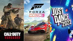 Spielcharts: Die Neuzugänge Call of Duty Vanguard, Forza Horizon 5 und Just Dance 2022 räumen auf.