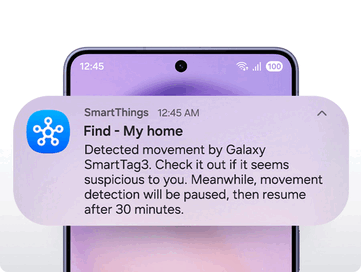 Standortbenachrichtigungen des Samsung SmartTag 3