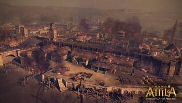 Eine Stadt in Total War Attila