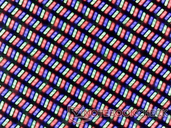 Scharfe RGB-Subpixel des reflektiven Panels