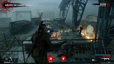 Im Bild: Ein Gameplay-Screenshot aus Zombie Army 4.