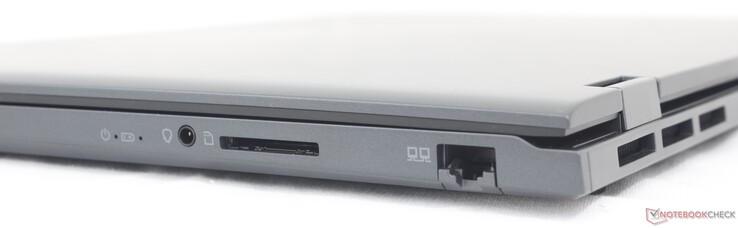 Rechts: 3,5-mm-Headset, SD-Kartenleser, 1-Gbit/s-RJ-45