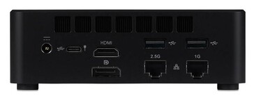 iiyama Mini-PC Anschlüsse an der Rückseite