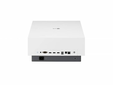 Ein Blick auf die Rückseite und die Anschlüsse. (Bild: LG)